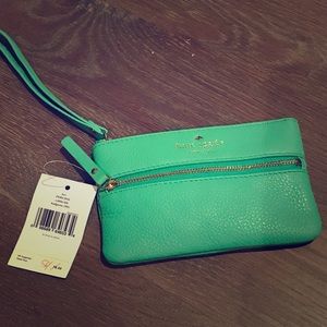 Kate Spade Green Leather Wallet